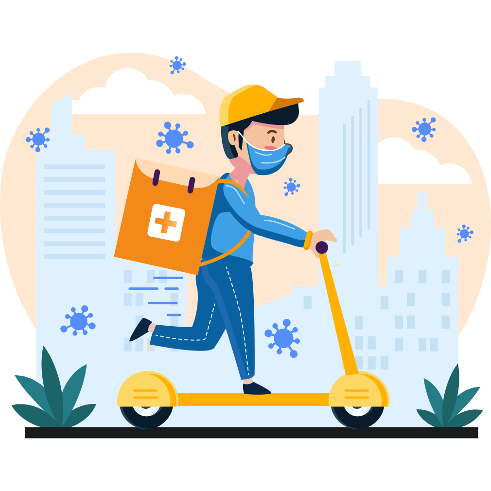 Home Sample Collection Delivery Boy