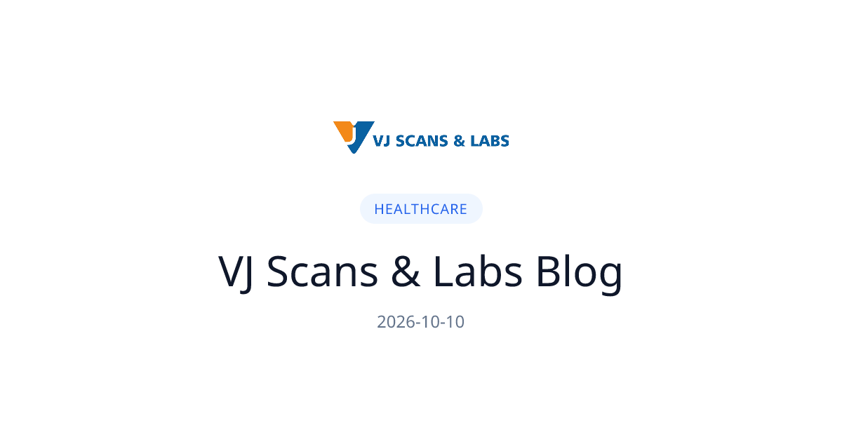 Common Diagnostic Scans Doctors Recommend After 40 | VJ Scans & Labs Blog